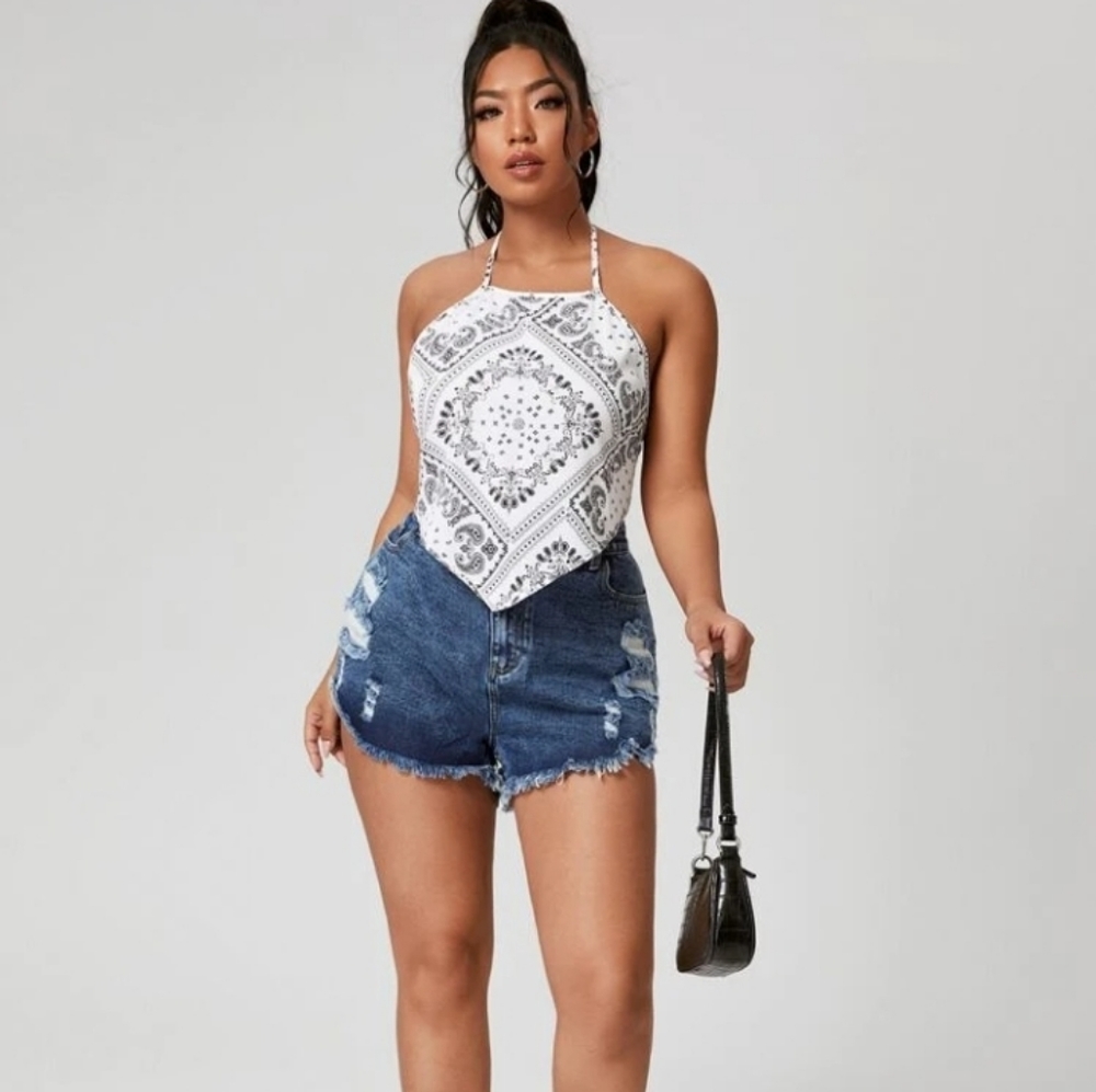 Scarf Bandana Top - Picture 1 of 5